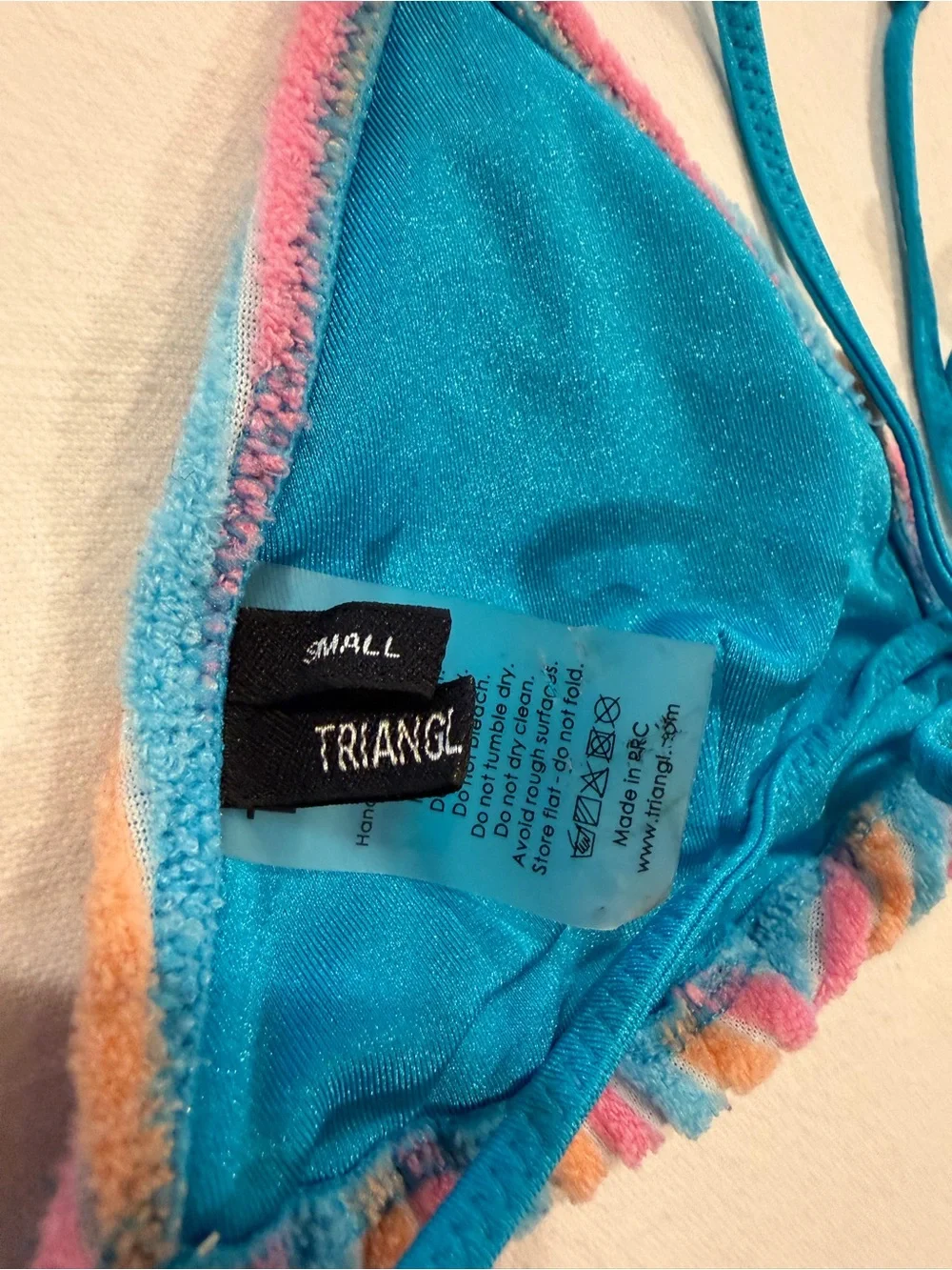 Triangl Swimwear Bikini Set SMALL top XSMALL bottom.